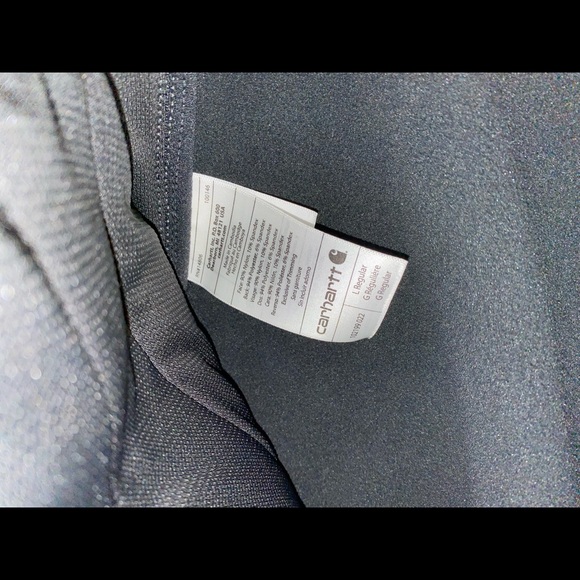 Carhartt Mens L gray jacket rain defender relaxed fit - Picture 6 of 6